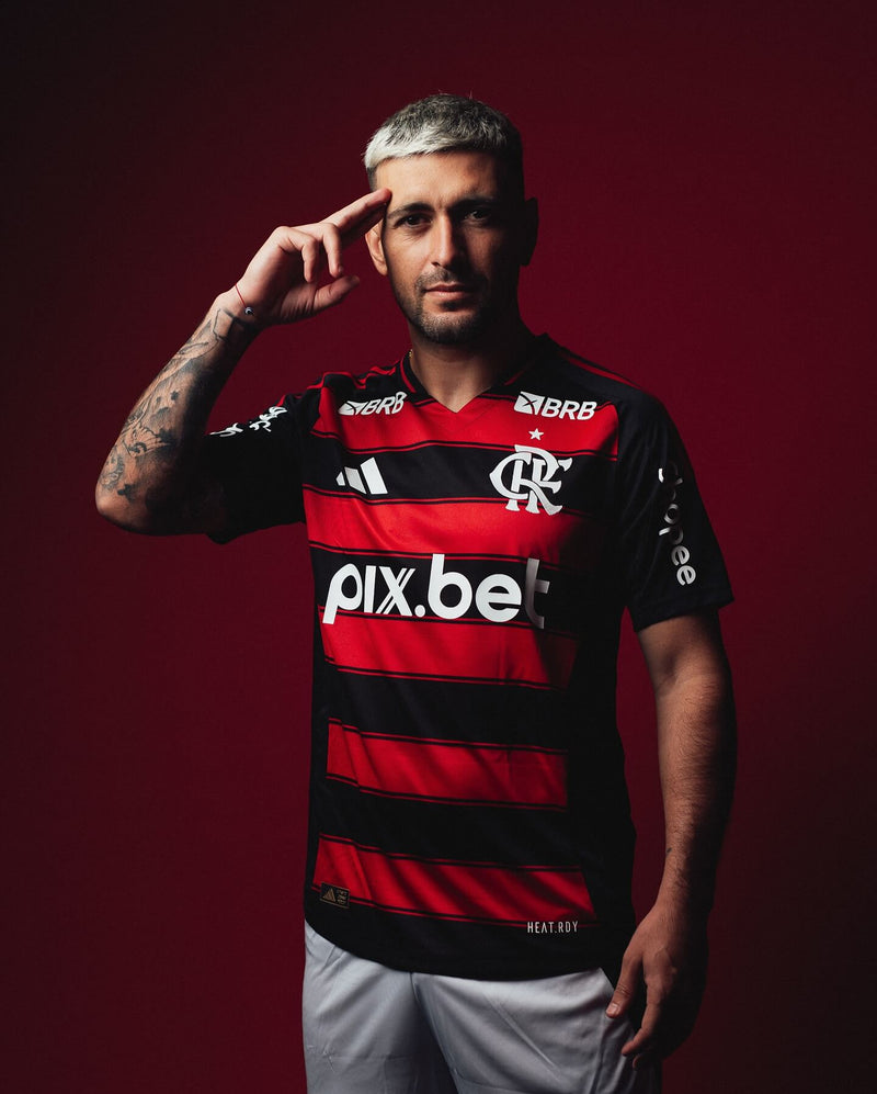 Camisa Flamengo Home 25/26 Vermelho e Preto