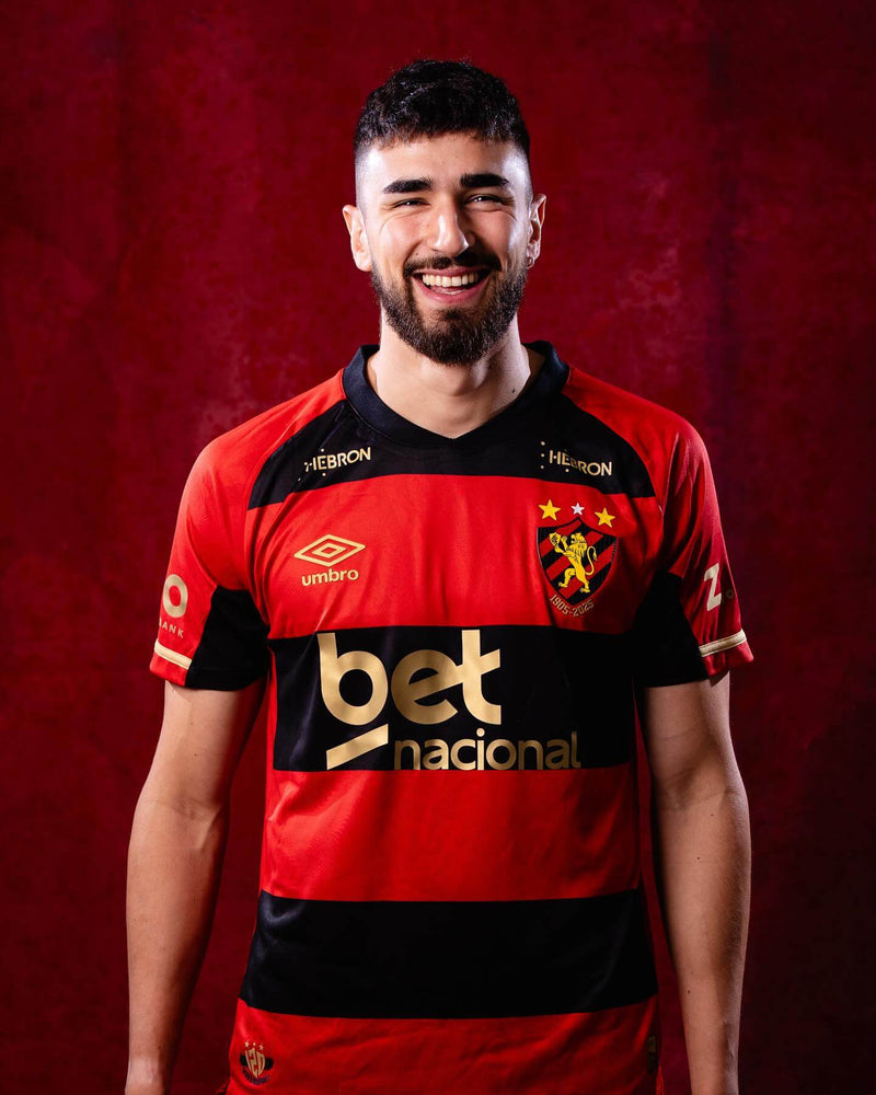 Camisa Sport Recife Home 25/26 Vermelha e Preta