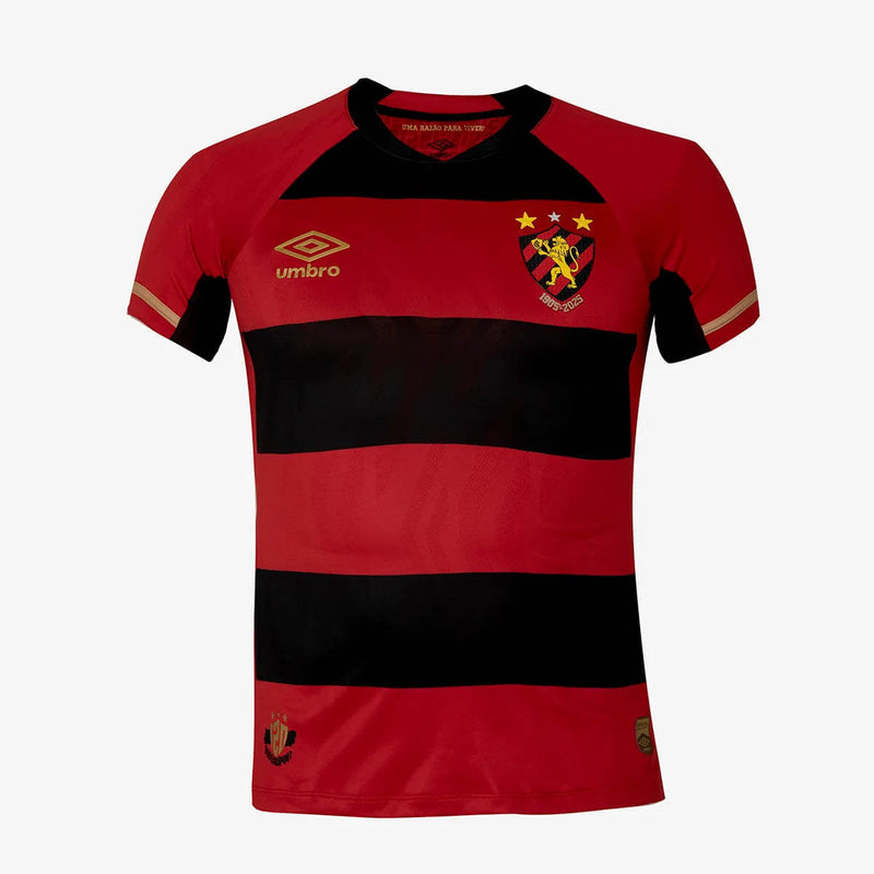 Camisa Sport Recife Home 25/26 Vermelha e Preta